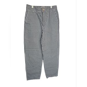 Aritzia Sunday Best Green and White Checkered Pants